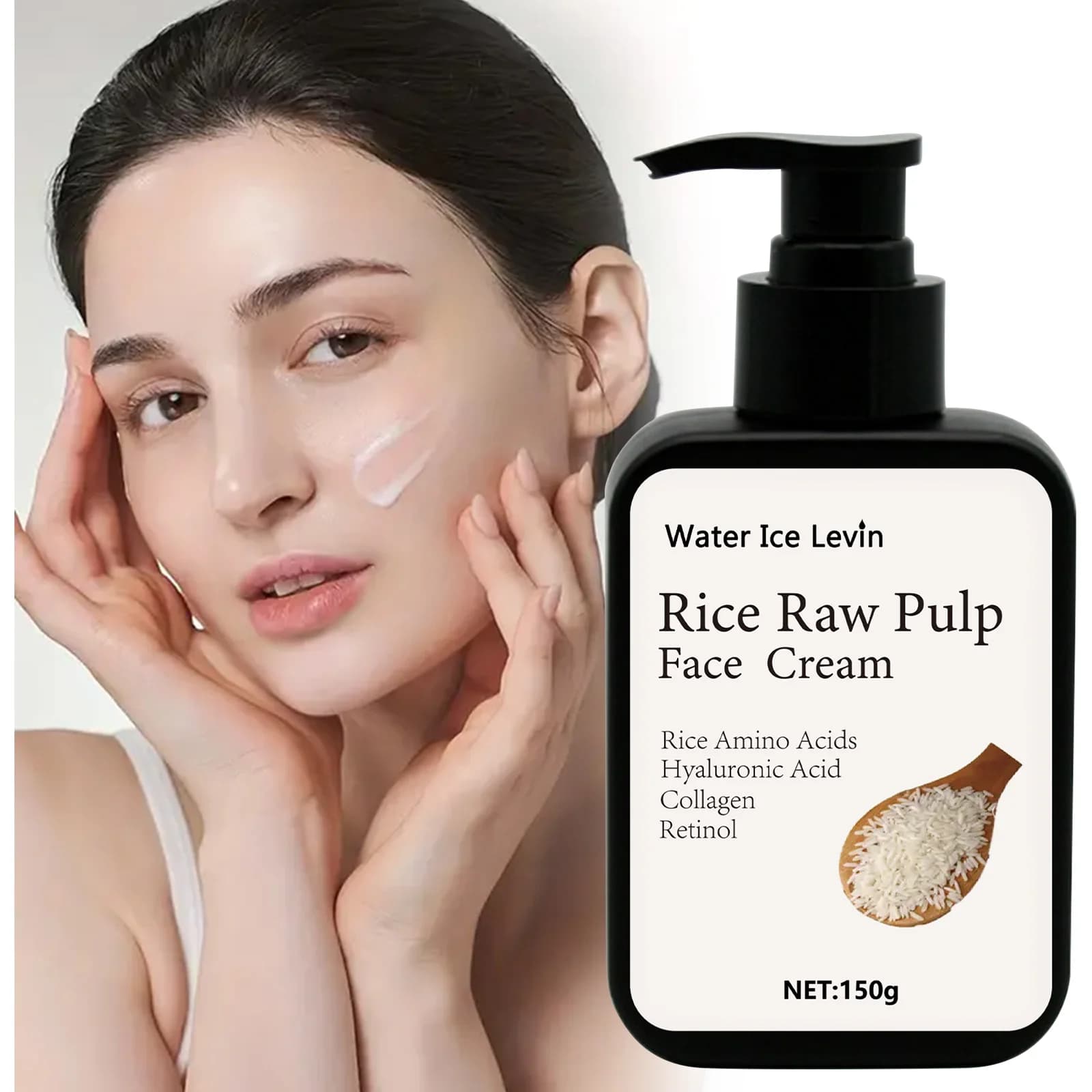 Cream anti-lentiggine to the pulp of rice Remove dark spots Cream anti-lentiggine Collagen Clear pigmentation Lipstick Skin care