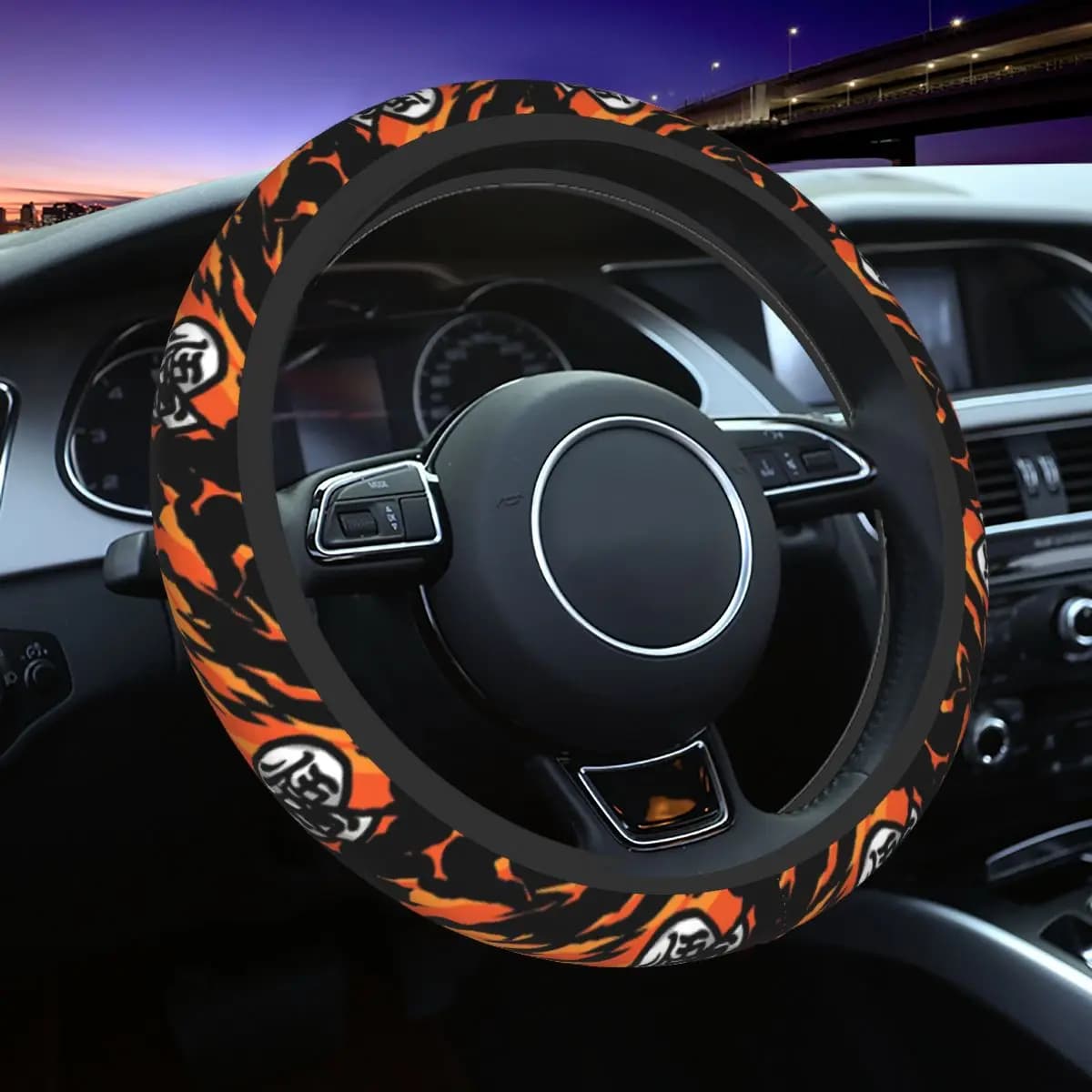 Car Cover Dragon Ball 37-38 Anti-slip Protector for Auto steering wheel Accessories for suitable automatic decoration