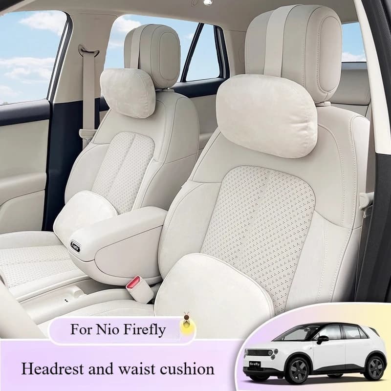 Cuscino per il collo del sedile del poggiatesta dell'auto per NIO Firefly Cuscino di supporto per il collo da viaggio Accessori interni