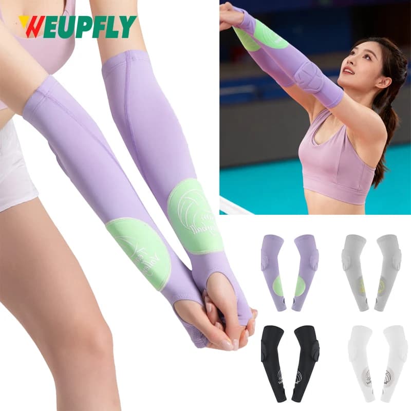 1 Paio di Manicotti da Pallavolo con Protection for the Passage, Pads for the Harness, Sleeves Padded for the Shoe with Hole for the Pole