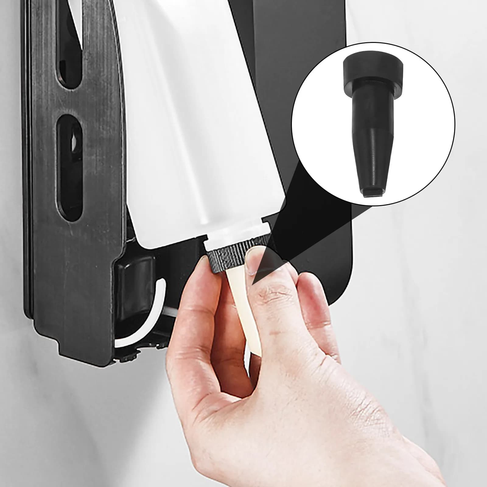 Soap Dispenser Inner Bottle Head Plastic Replacement for Kitchen Hotel Restaurant Wall Mounted Soap Dispenser Parts Accessories