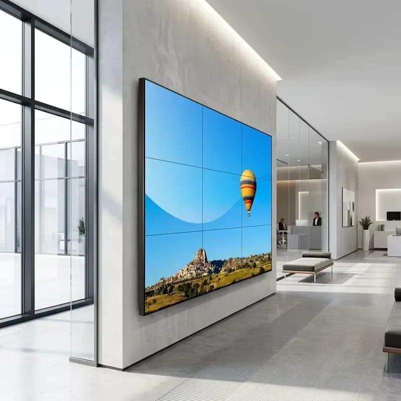 Indoor LCD Video Panel Screen Video Wall Monitoring Equipment 3D TV 55 Inch Full HD 1080P Wall Mounted/ Floor Standing 55inch