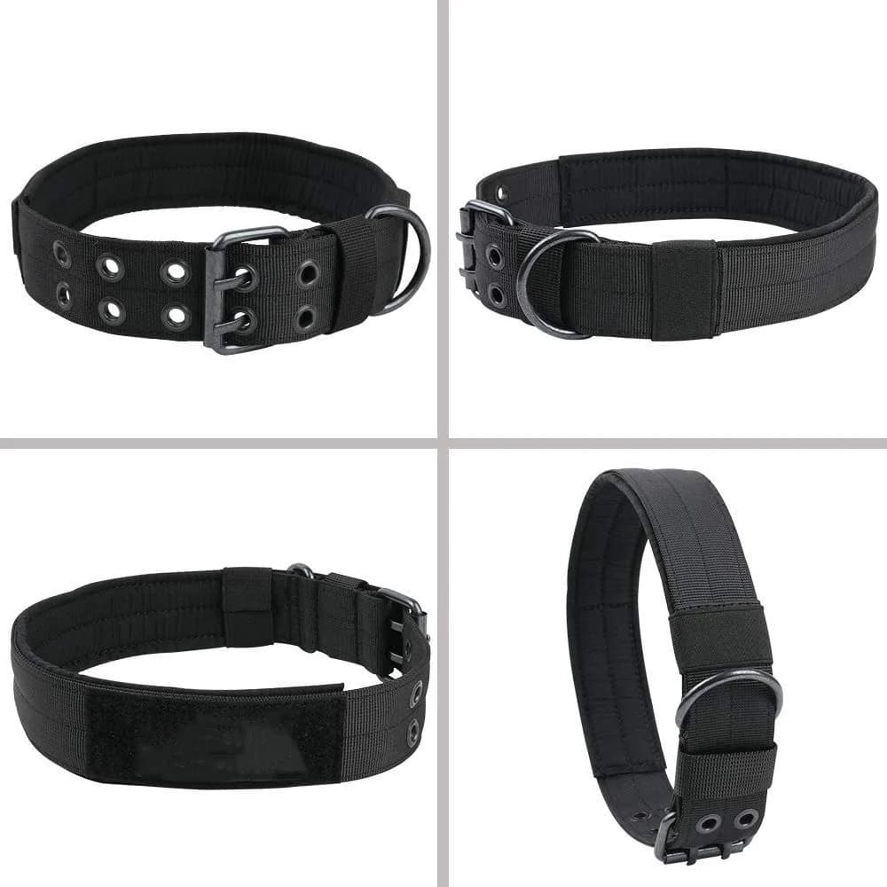 Collari tattici per cani da esterno, collari tattici per addestramento cani, collari regolabili in nylon per animali domestici, corde da trazione, forniture per animali domestici