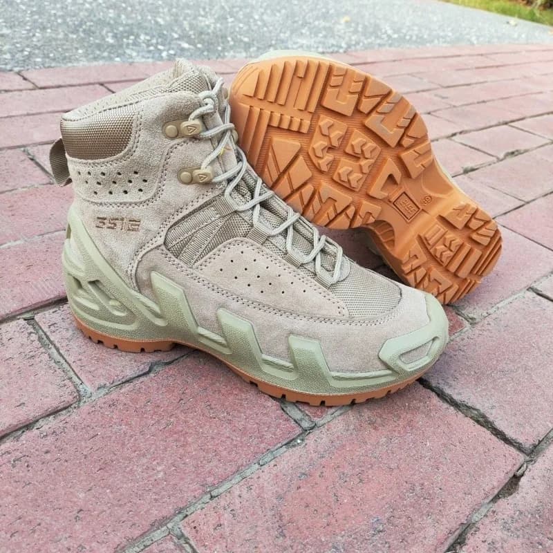 Scarponi da Trekking 2026 per Uomo e Donna, Scarpe da Escursionismo Outdoor Kaki, Calzature Antiscivolo Unisex per Camminata e Arrampicata, per Coppie