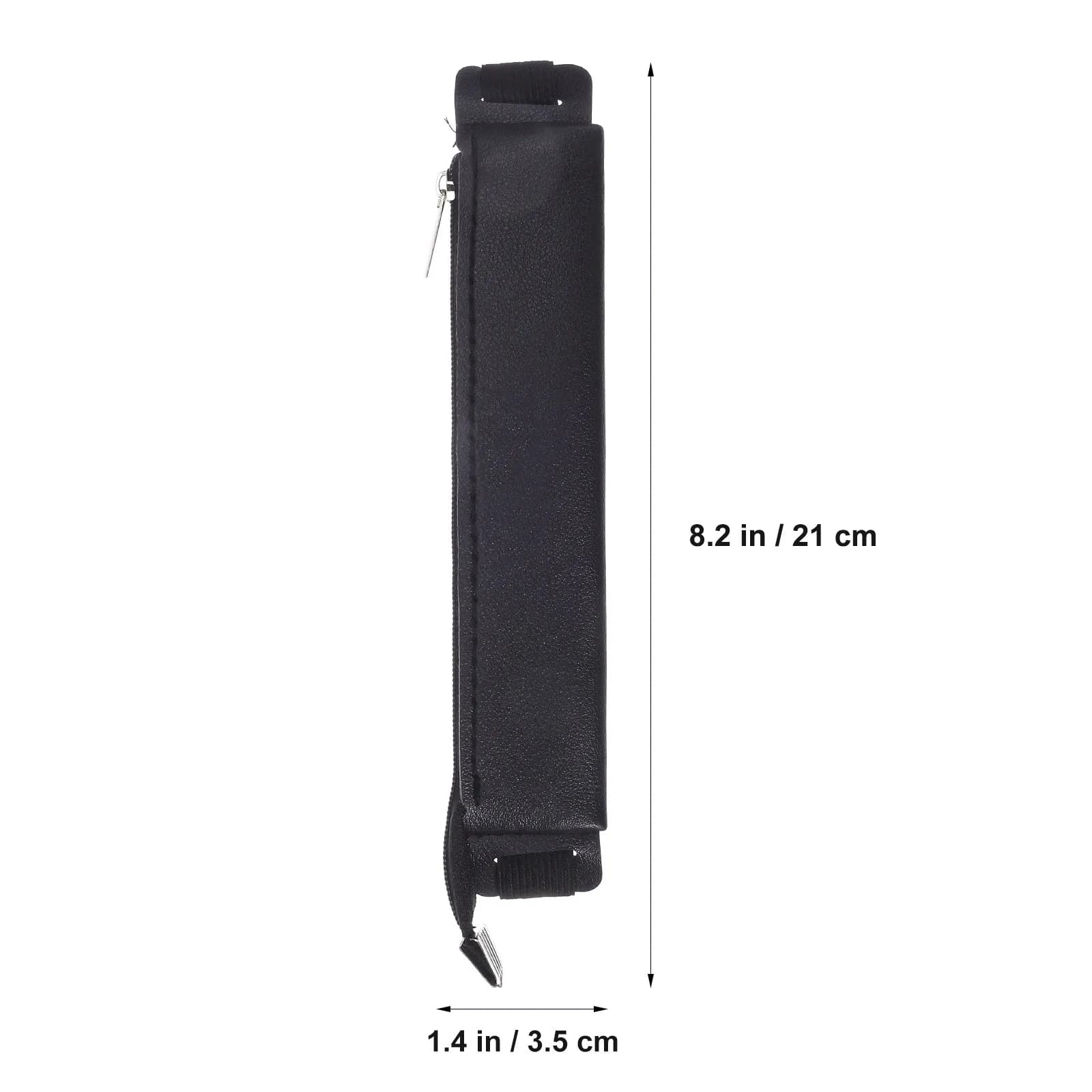 Astuccio sottile rosa con cerniera, 2 pezzi, porta penne elastico per quaderni, agende, diari, organizer per cancelleria scolastica e da ufficio