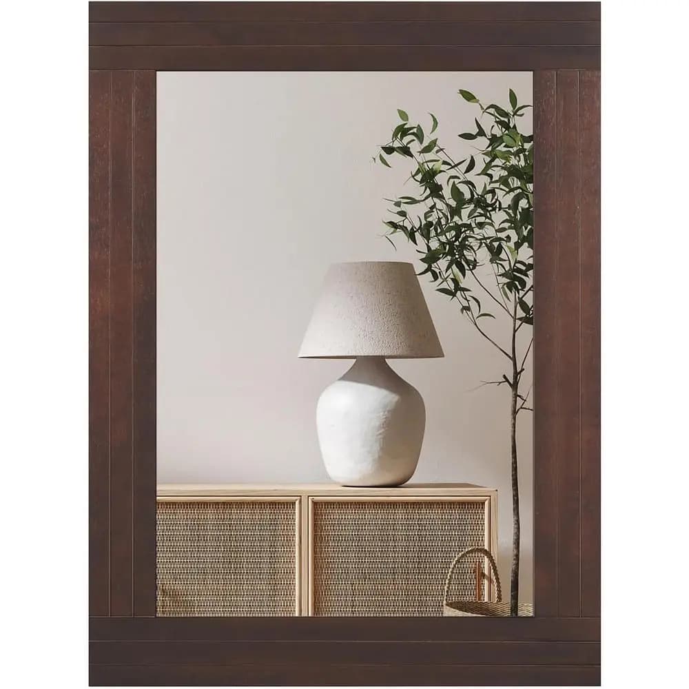 Specchio da Parete Decorativo Rustico 24 x 32 per Soggiorno, Bagno e Ingresso