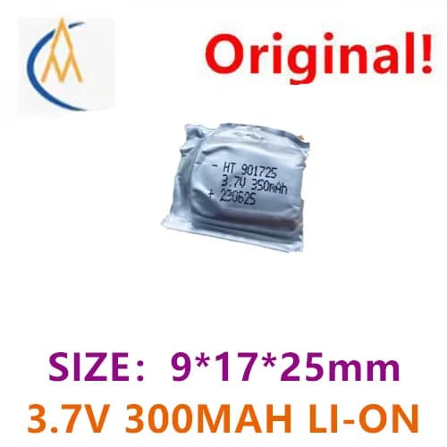 buy more will cheap 3.7 Lithium battery pack 350mAh smoke alarm, cash detector, photography equipment, DC901725 battery cell