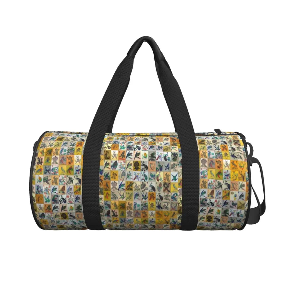Mah Jongg Birds Mahjong Tiles Borsone grande da palestra Borsone impermeabile Borse da viaggio Borse Borsa fitness