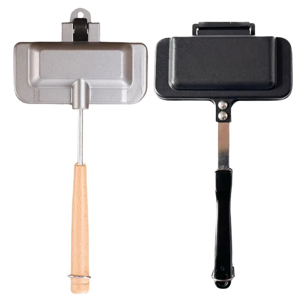 Toast and Hot Dog Machine, Aluminium Alloy Plate for Waffle and Pancake, Barbecue Oven, Double Face Sandwich Stamp