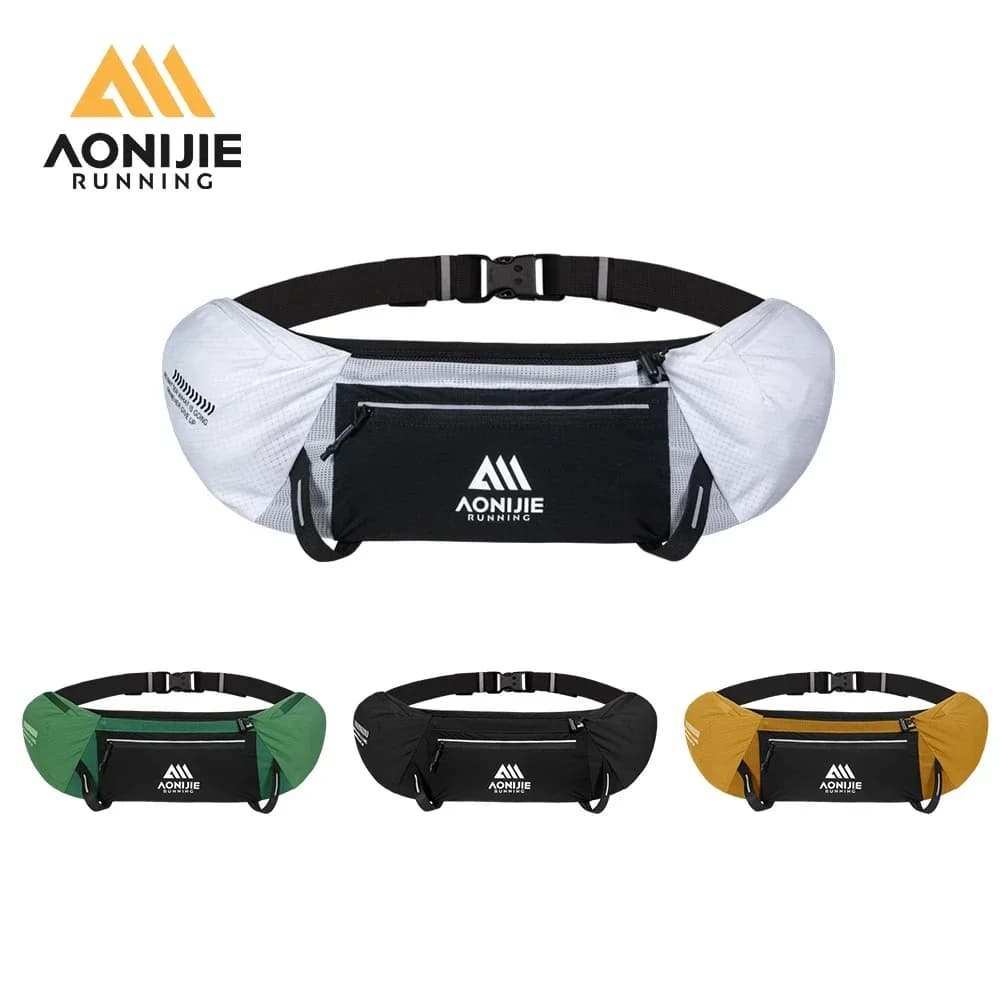 AONIJIE W8138 Women's Running Waist Bag with 500 ml soft hydration marathon jogging walks