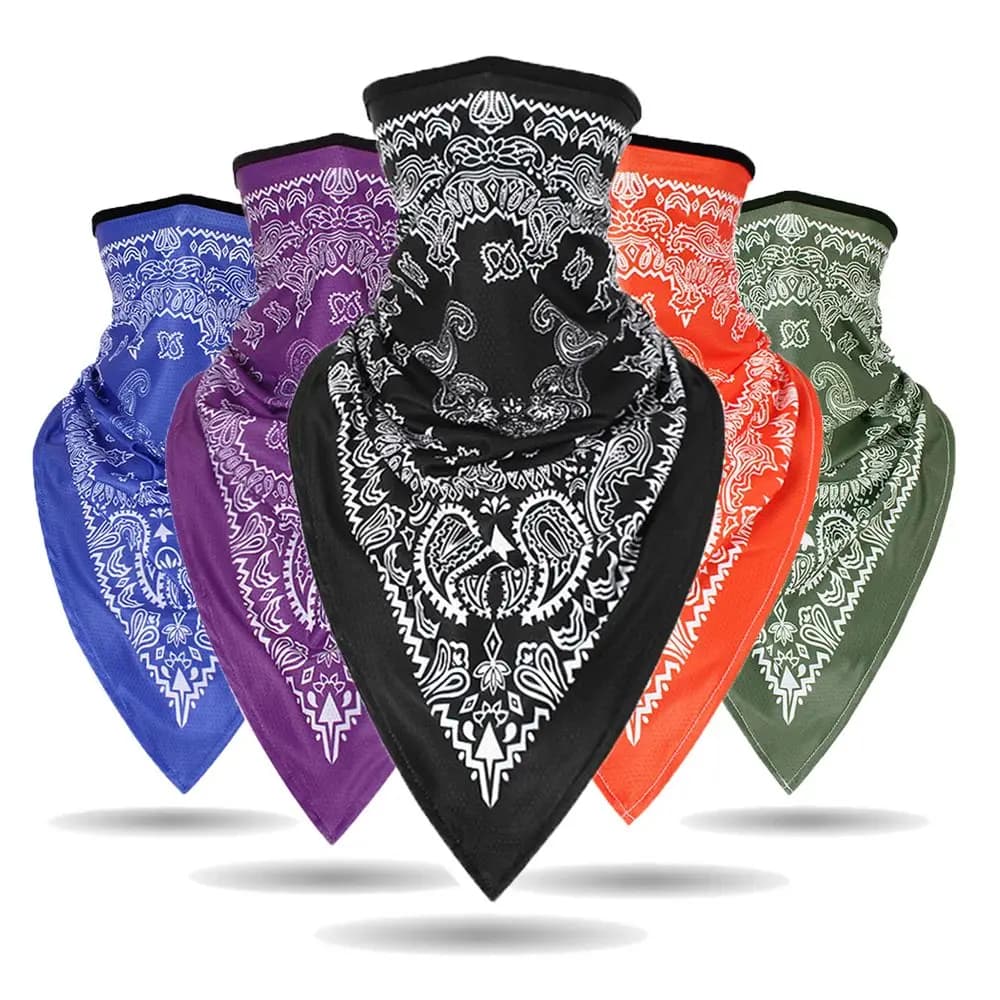 Copricapo da ciclismo copricollo traspirante sciarpa passamontagna antivento polvere Outdoor Bandana moto bici sci sport Wrap
