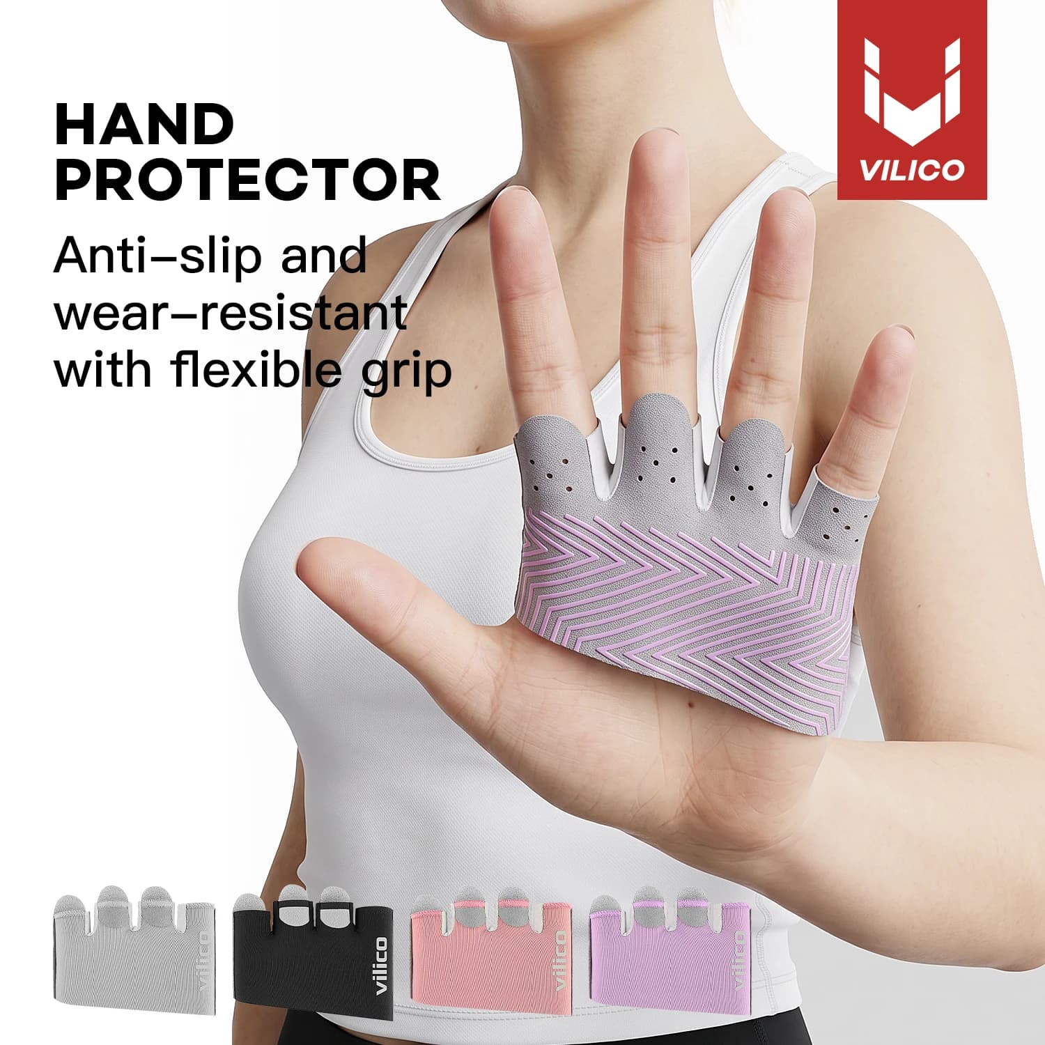 Women's and Men's Weightlifting Gloves Hand Protection Gym Training Fitness Gloves Weightlifting Sports Gloves