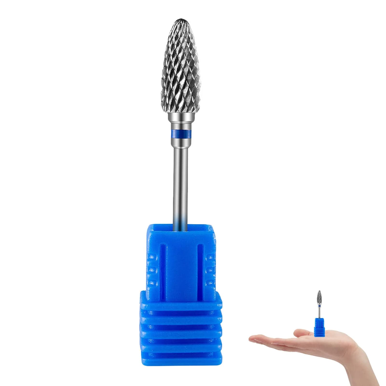 Punte per fresa multifunzione per la rimozione di gel e acrilico, lucidatura unghie in metallo, accessori portatili per manicure