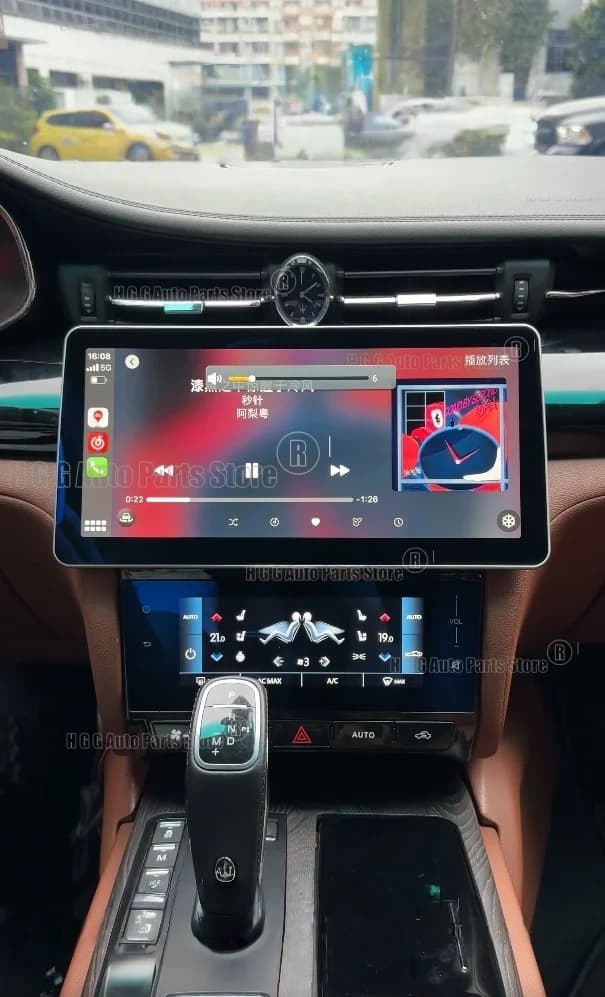 mz For Maserati Quattroporte 2013 2014-2018 Android AUTO CarPlay Car Multimedia Player GPS Navigation Radio 8Core 4G 360Camera
