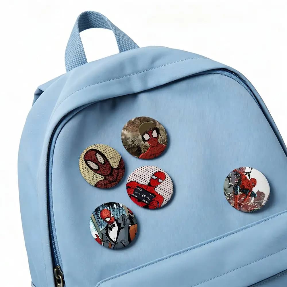 Cool-S-spider-manS Classic Badge Pins For Friend, Backpack, Clothing, Collectible Accessories, Jewelry Gift