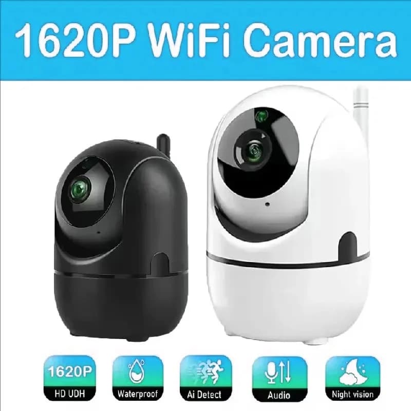 Nuova Telecamera IP Wi-Fi Smart Home con Tracciamento Automatico 1620P, Visione Notturna Completa, Impermeabile, Wireless, CCTV, per Sicurezza Bambini