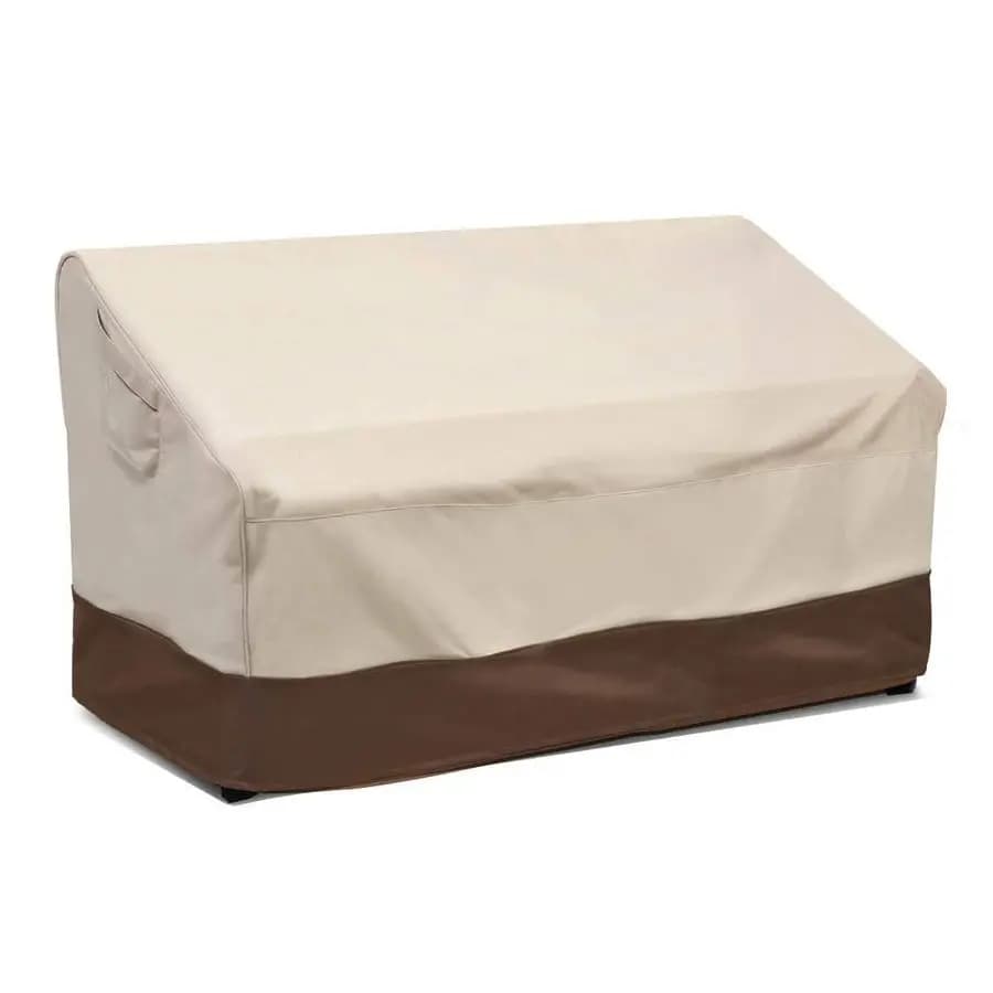 Copertura per Divanetto da Giardino a 2 Posti, Resistente, 100% Impermeabile, Copertura per Mobili da Esterno con Ventilazione, Sma