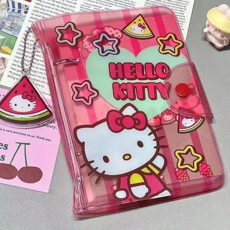 Quaderno Sanrio Hello Kitty B6 con copertina in PU, carino diario per scrivere, disegnare e prendere appunti, regalo per ragazze, adolescenti e fan