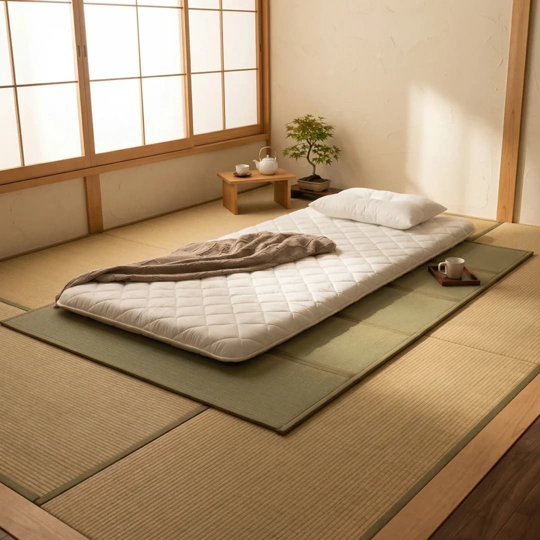 Damedai 4 Feet Tatami Pad Furniture Japanese Rush Grass Mattress Futon For Your Bed Frame Floor Sleeping Yoga Folding Paglia Mat