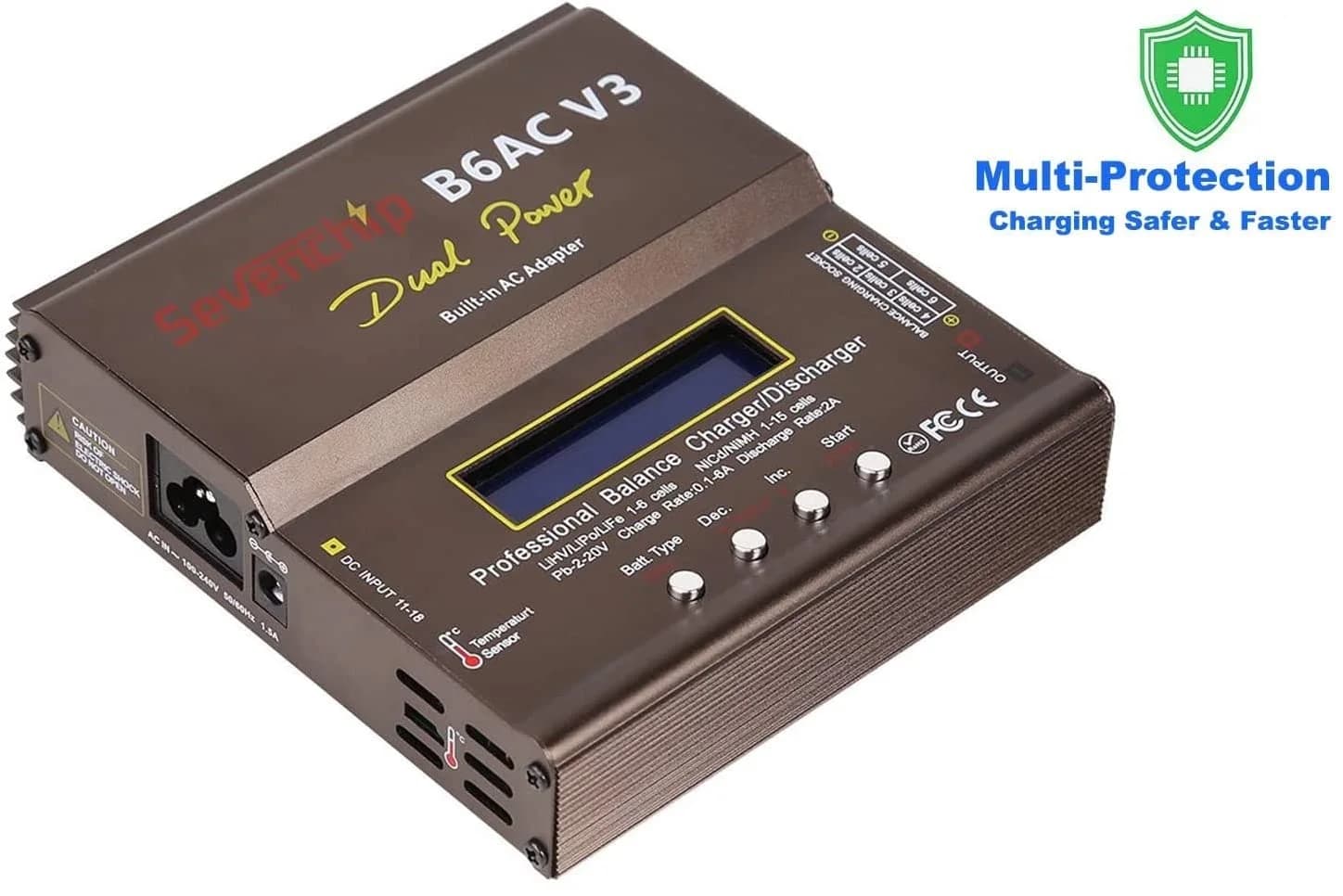 imax B6AC V3 80W Caricatore Bilancia Digitale Intelligente Per Elicottero RC Re-picak NiMH NiCD LiHV NiCd PB Caricabatteria Li-Ion