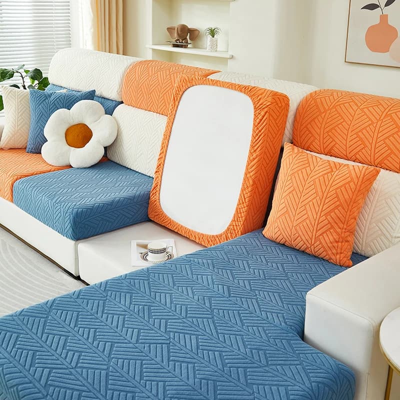 1pc Jacquard sofa cover elasticated anti slip cover for bedroom furniture office Protector Home Decor