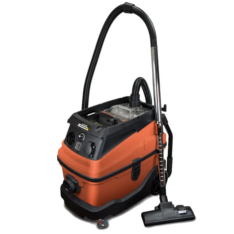 Aspirapolvere professionale per auto da 1600 W 30 L Attrezzatura per la pulizia a umido e a secco con funzione di soffiaggio, presa per utensile elettrico e connettore pneumatico
