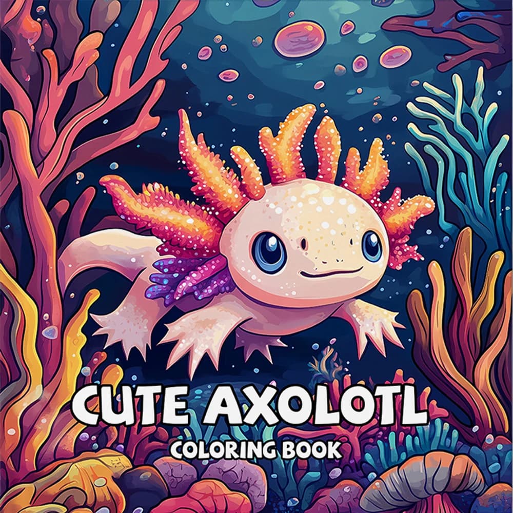 1 Pc 24 Page Cartoon Coloring Book for Relaxation & Art Therapy Sketchbook for Teens & Adult Picture Book