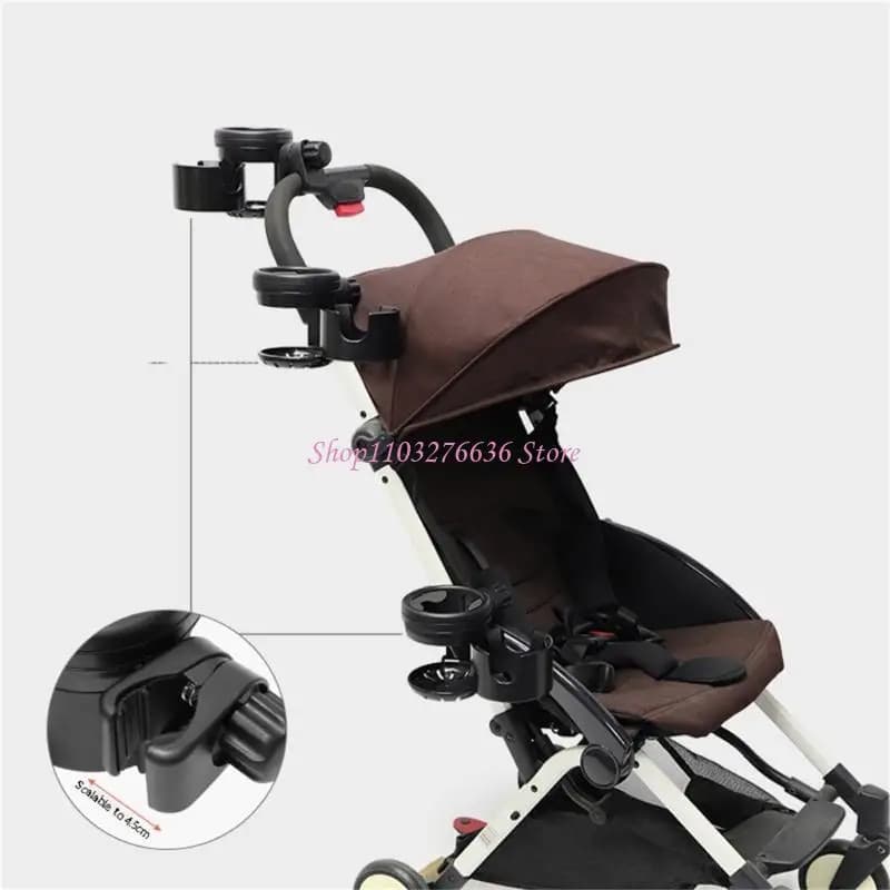Portabicchieri per passeggino R6FD Portabicchieri per Portabicchieri universale 2 in 1 per 2 tazze