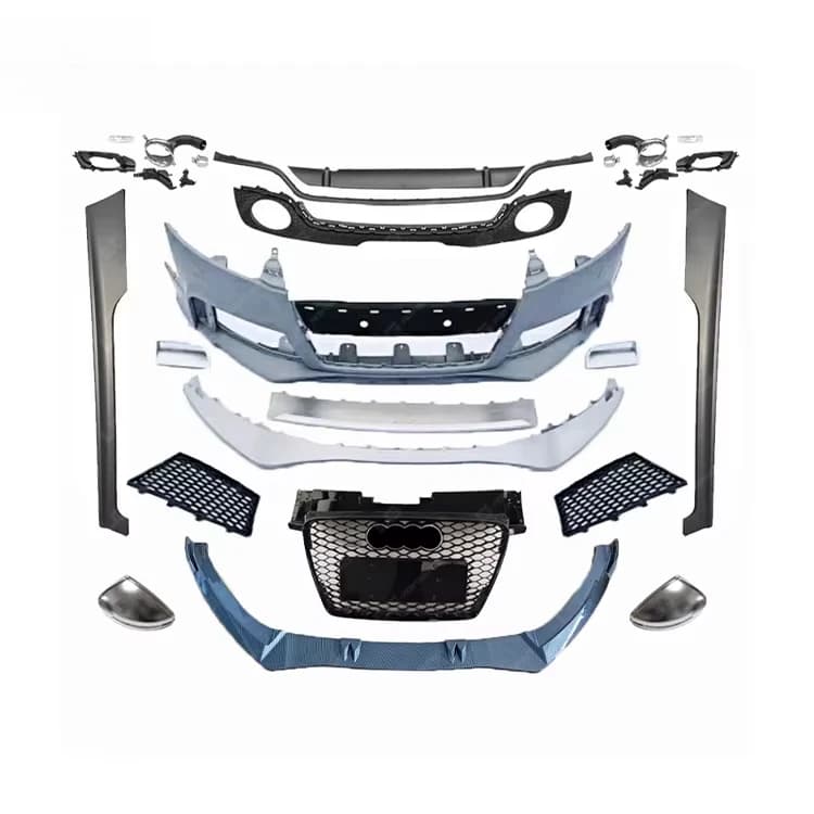 Back diffuser body kit for front bumper TTRS style for body kit TTRS update AUDI TT MK3
