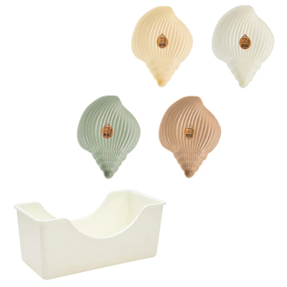 Set di Piatti Decorativi a Forma di Conchiglia in Plastica, Vassoio per Frutta Secca, Piatto Multifunzionale per Snack e Conservazione Alimenti per Casa e Feste