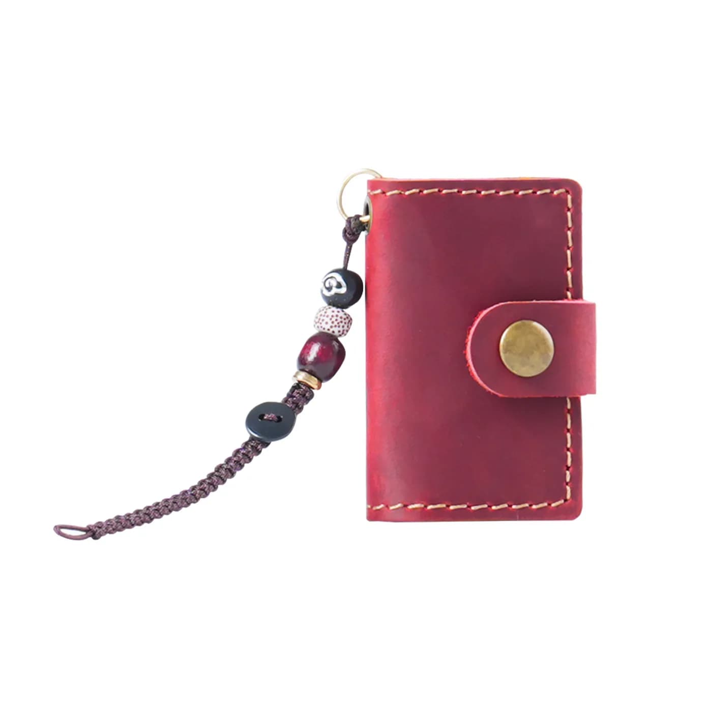 Handmade Retro Tiny Leather Notebook Decorative Cowhide Cover Mini Pocket Notepad Pendant Travel Sketchbook Planner Christmas