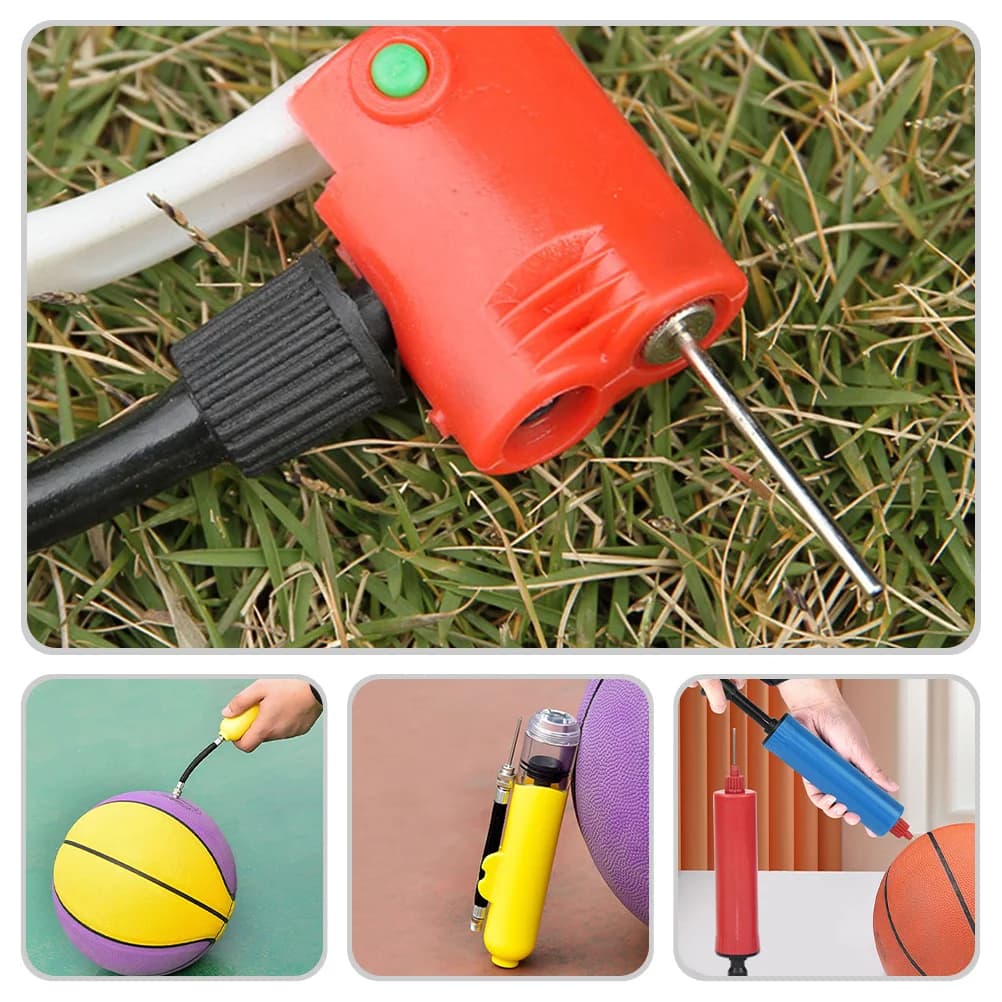 200 metal needles for inflating, for basketball, football, volleyball, rugby, yoga, portable stainless steel spare