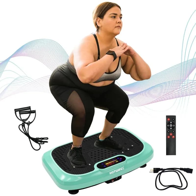HOTWAVE Vibrant Platform for Exercises, Home Gym Machine for Linphatic Drainage, Vibrant Platforms for Weight Loss