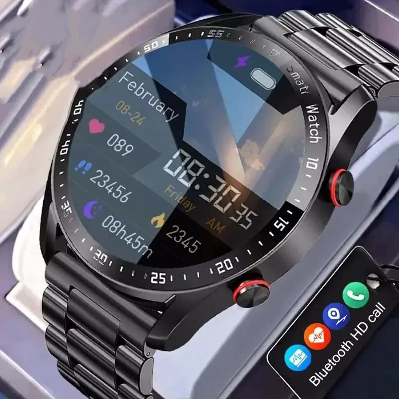XIAOMI Smartwatch Electronic Rain Watch Smartwatch for Men Woman Fitness Tracker Compatible with iOS Android