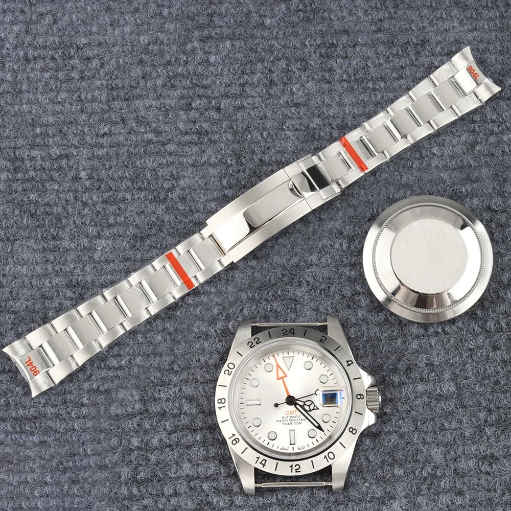 28.5mm NH34 Dial 4 hands 39mm Fit Explorer 2 Case Sapphire glass For NH34 Automatic Movement Waterproof Watch Accessories