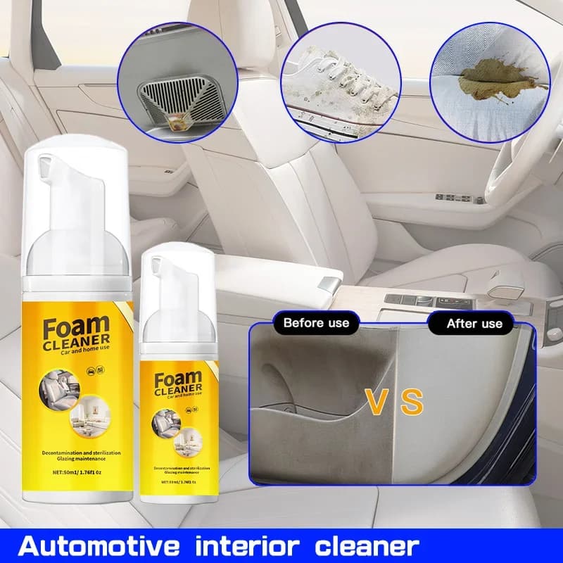 Detergente in schiuma multiuso Agente detergente per interni auto automobilistici Detergente in schiuma per la casa Detergenti spray in schiuma per la pulizia della casa