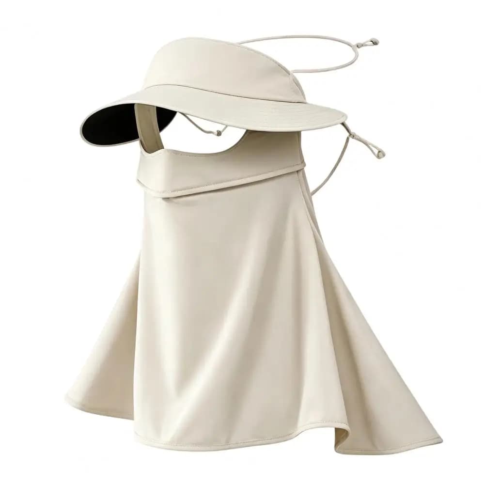 Breathable Sun Mask Sun Protection Mask for Women Full Face Wrapping Design Ice Silk Fabric Breathable Uv Shield Cycling Hiking