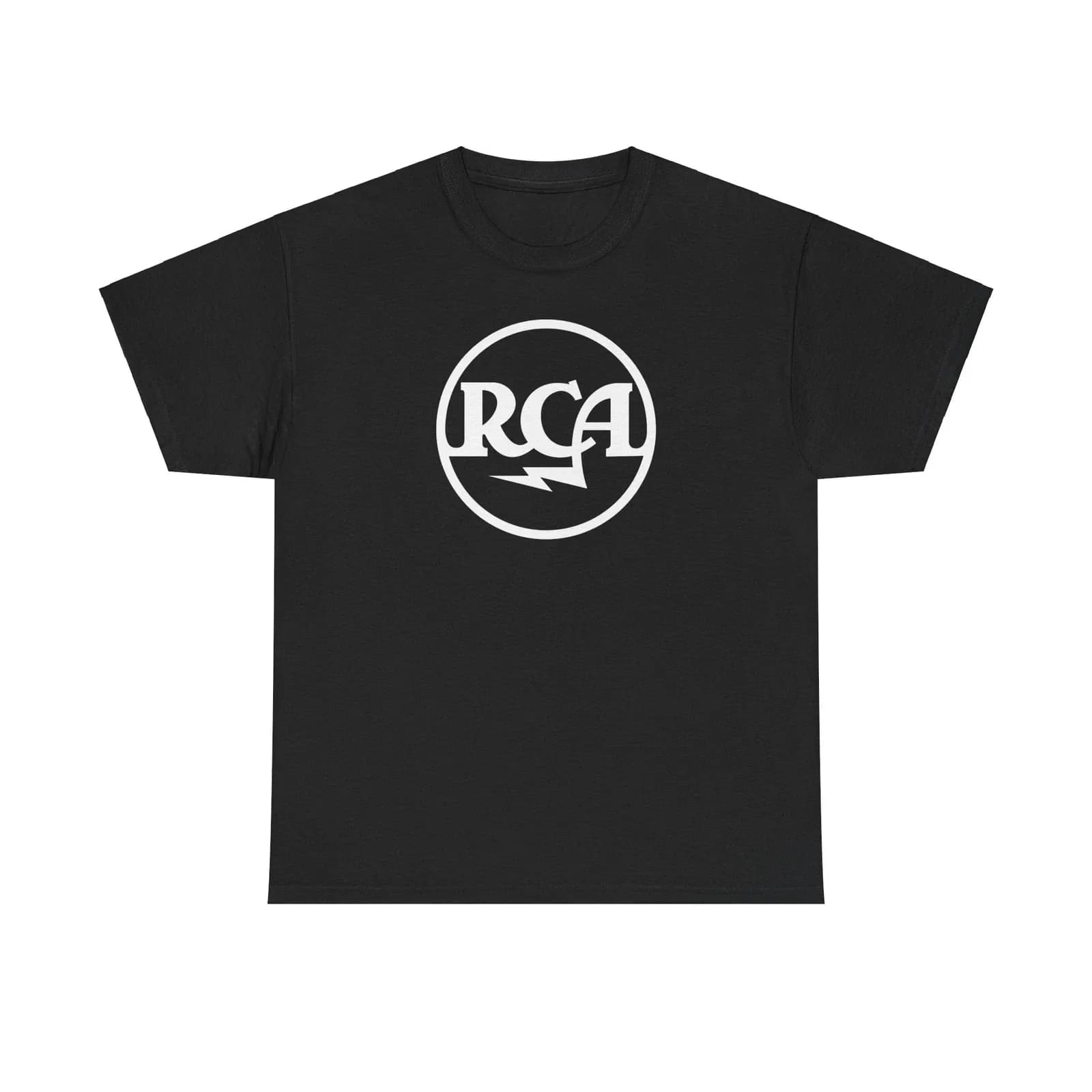 T-shirt con logo RCA - Stile vintage, tubo a vuoto, audio, elettronica, radio, amplificatore, di lusso, unisex, per uomo e donna