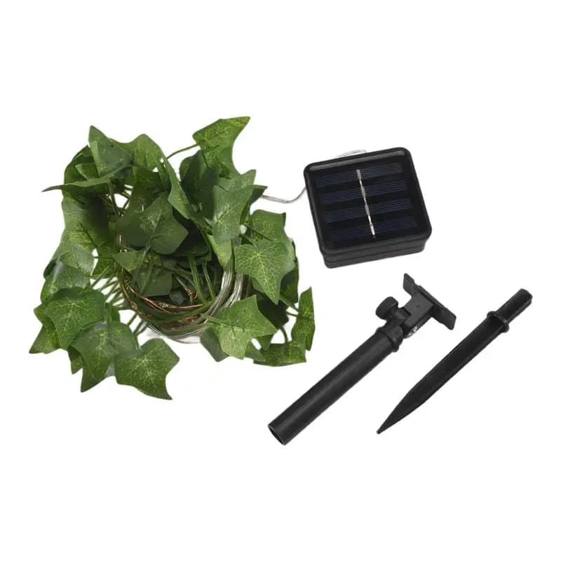 A7THK-Solar Lights Maple Leaf Fairy Lights Waterproof Outdoor Garland Solar Lamp Christmas For Garden Decoration