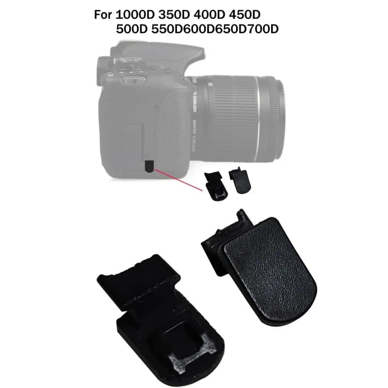 Nuovo coperchio in gomma per porta batteria per Canon EOS 450D 500D 550D 600D 650D 700D 1000D parte di riparazione della fotocamera digitale