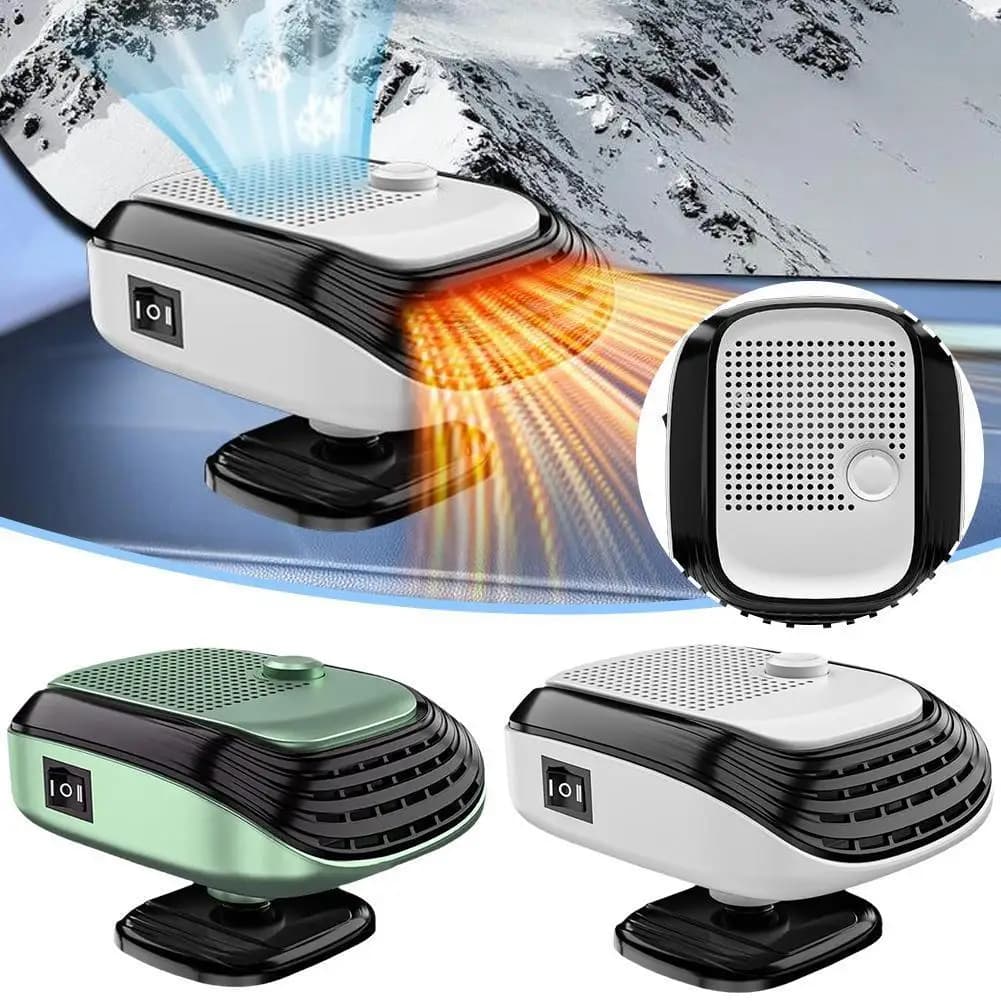 Riscaldatore per auto 12V24V per l'inverno Disappannamento Riscaldatore a riscaldamento rapido per camion Ventola di riscaldamento elettrico per interni auto Forniture automobilistiche