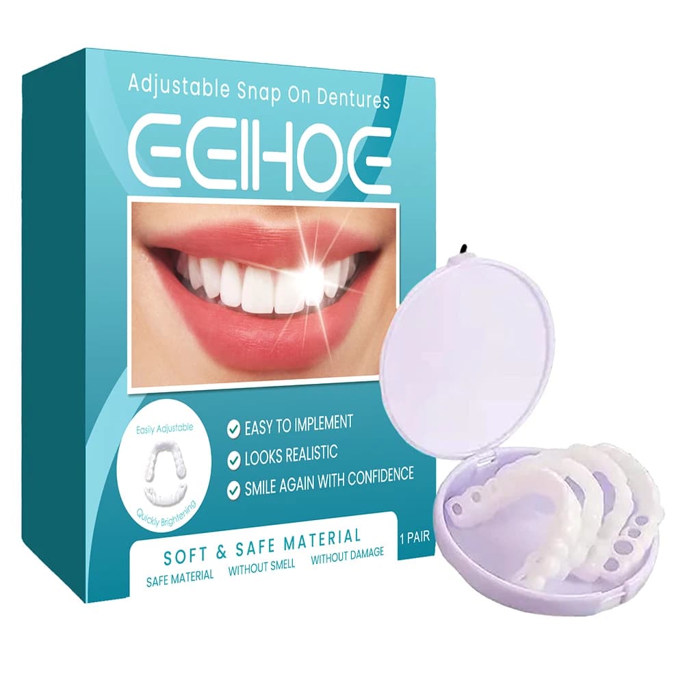 Adjustable Protective Tooths Temporary Whitening Bretelle Improves Imitation Esthetic tooth cover clips in veneers Denti for the beauty of teeth