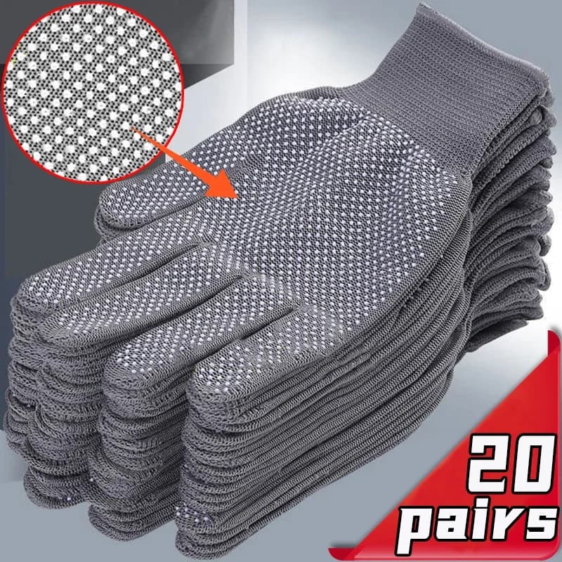 20/1 paia di guanti da lavoro antiscivolo da equitazione per moto ciclismo sport uomo donna guanti touchscreen leggeri e traspiranti da esterno