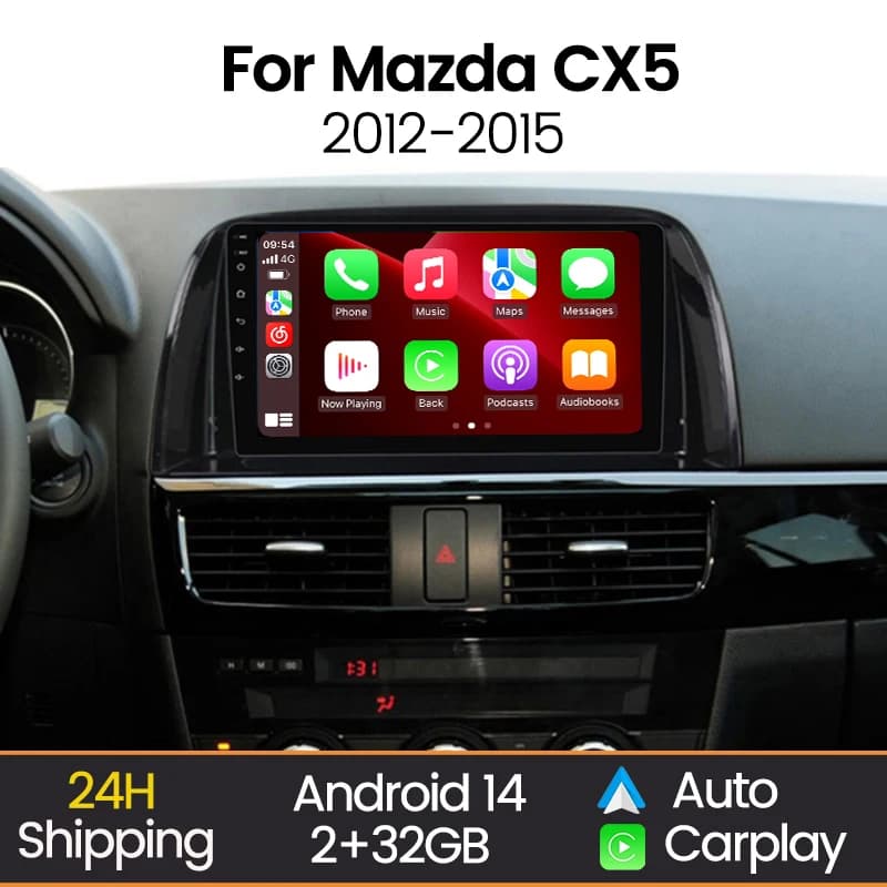 MEKEDE 2 din Android Auto Autoradio Stereo Per Mazda CX5 CX-5 CX 5 2012 - 2015 Auto Lettore Multimediale Audio CarPlay GPS WIFI RDS