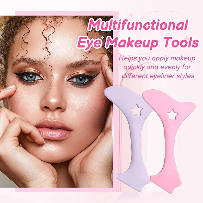 Eyeliner Stencil Eye Eyelash Eyelashes Lipsticks Help Tools for Makeup Guide Mascara Reusable Makeup Shield