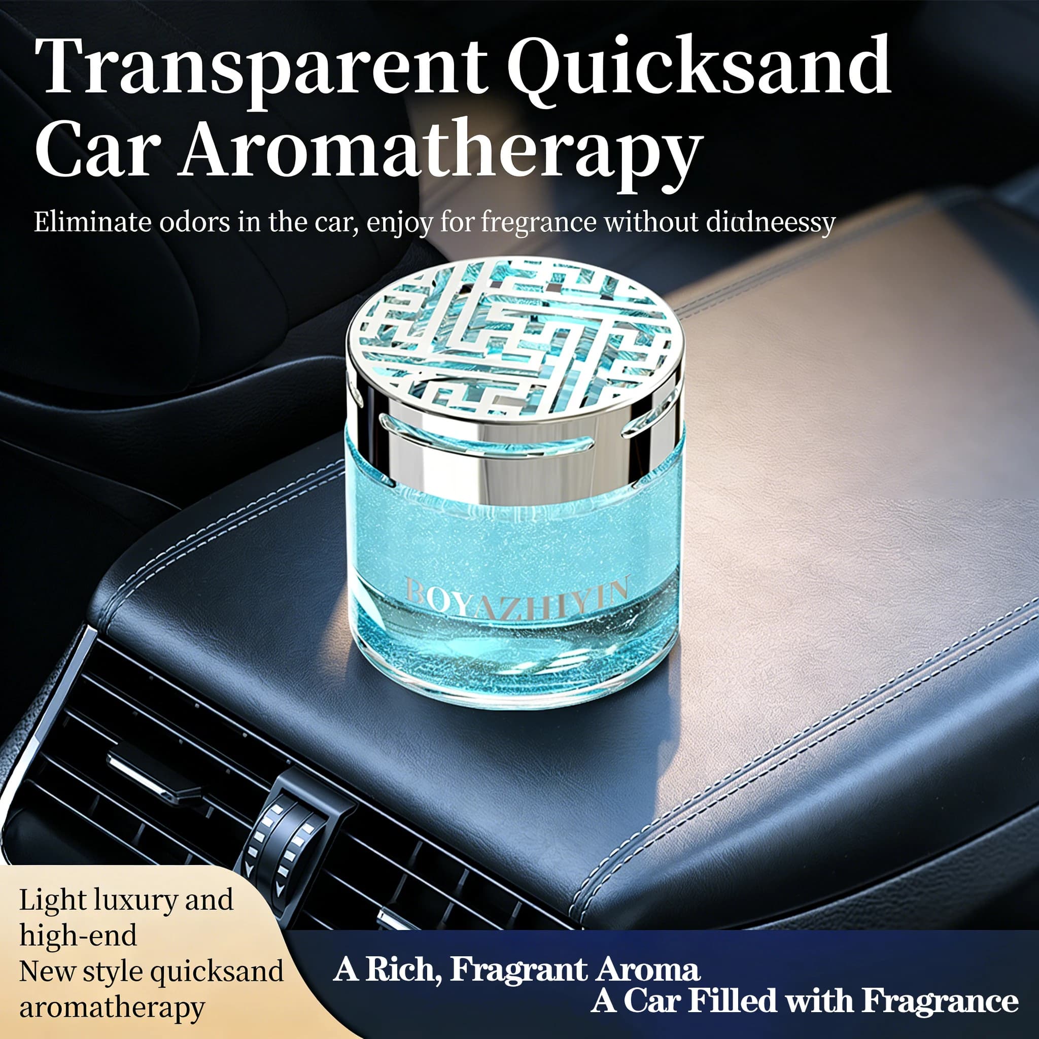 New High Range 2026 Auto Deodorant with Fluid Sand and Solid Fragrance, Delete Odori and Refresh Auto Air