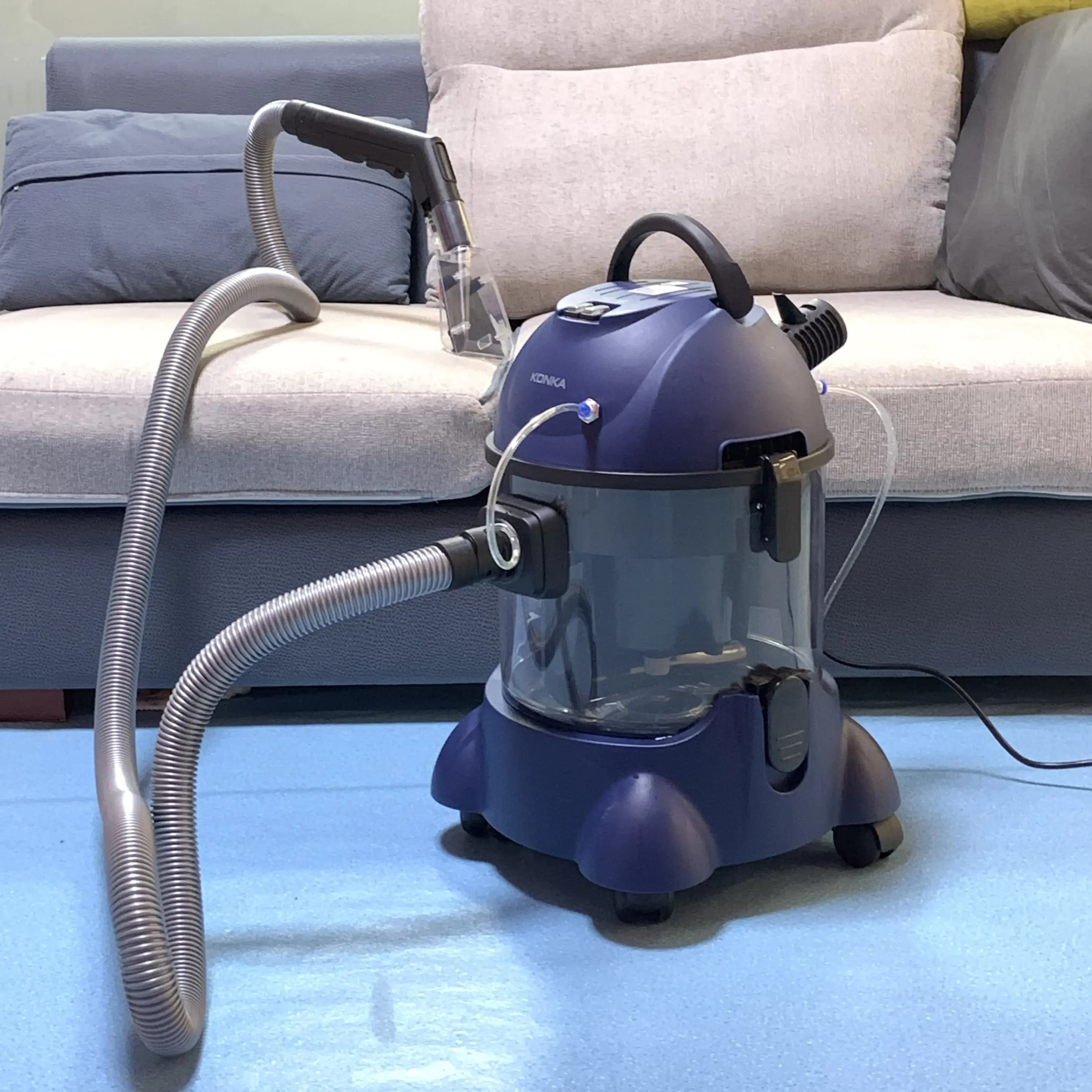 Potente aspirapolvere elettrico multifunzionale, lavatrice per moquette, aspirapolvere per capelli bagnati e asciutti, per la pulizia delle tende del divano dell'auto