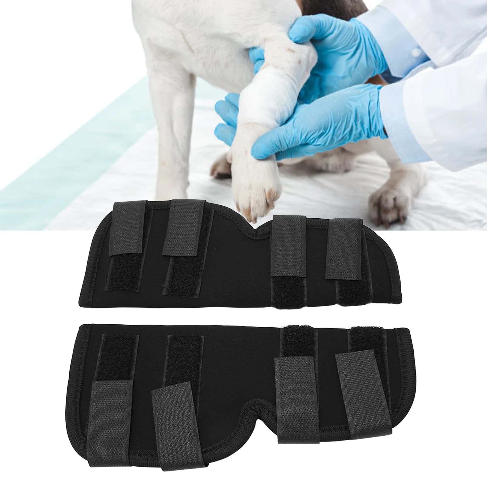 Dog Knee Brace Breathable Pain Reduction Joint Dog Rear Leg Support Brace for Postoperative Recovery Dog Leg Brace