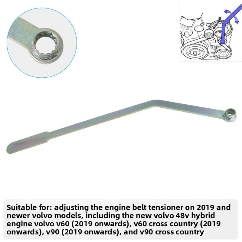 Chiave per Tendicinghia Adatta per Motori Volvo Serie B, B5 B6 48V B420T2T5