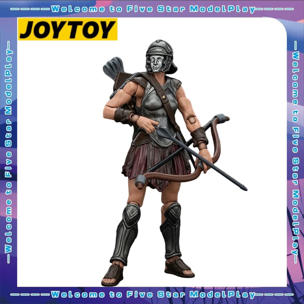 【FS】JOYTOY Action Figure in Scala 1/18, Modello Femminile con Arco e Frecce della Repubblica Romana, Giocattolo da Collezione
